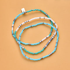 Seafoam Dream Stretch Bracelet Set of 3