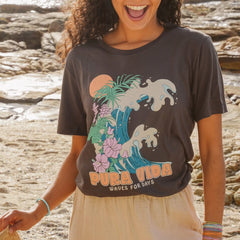 Flower Power Crew Tee