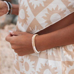 Cafecito Seascape Stretch Bracelet