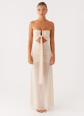 Lovie Maxi Dress - Beige