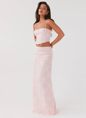 Best Love Maxi Skirt - Pink Petal