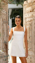 Nadalia Mini Dress - White