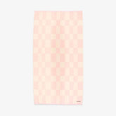 Pink & White Checkerboard Towel