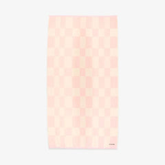 Pink & White Checkerboard Towel