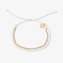 Petite Braid And Bead Bracelet