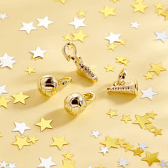 Harper Statement Cheer Megaphone Charm
