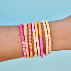 Warm Breeze Stretch Bracelet Set of 8