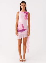 Normandy Mini Dress - Pastel Pink